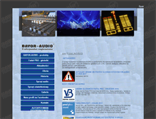 Tablet Screenshot of bayor-audio.pl